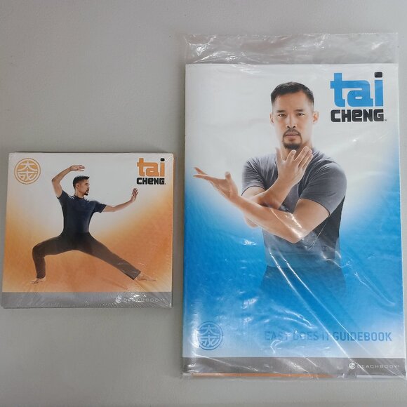 NEW SEALED Beachbody Tai Cheng 5-DVD Set & Easy Does It Guidebook - Picture 1 of 4